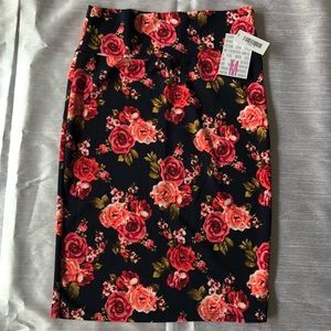 NWT M Navy Rose LuLaRoe Cassie